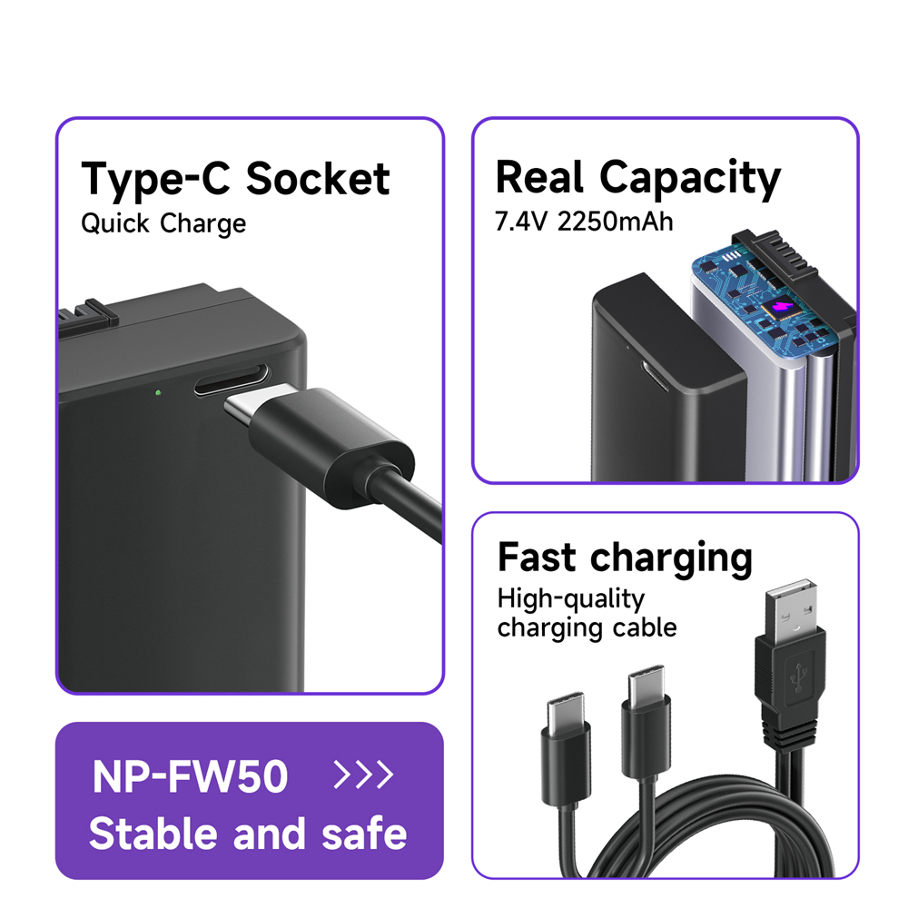 NP-FW 50 NPFW 50 NPFW 50電池、USB - Sony Camera Zv-E10 のレビューと価格